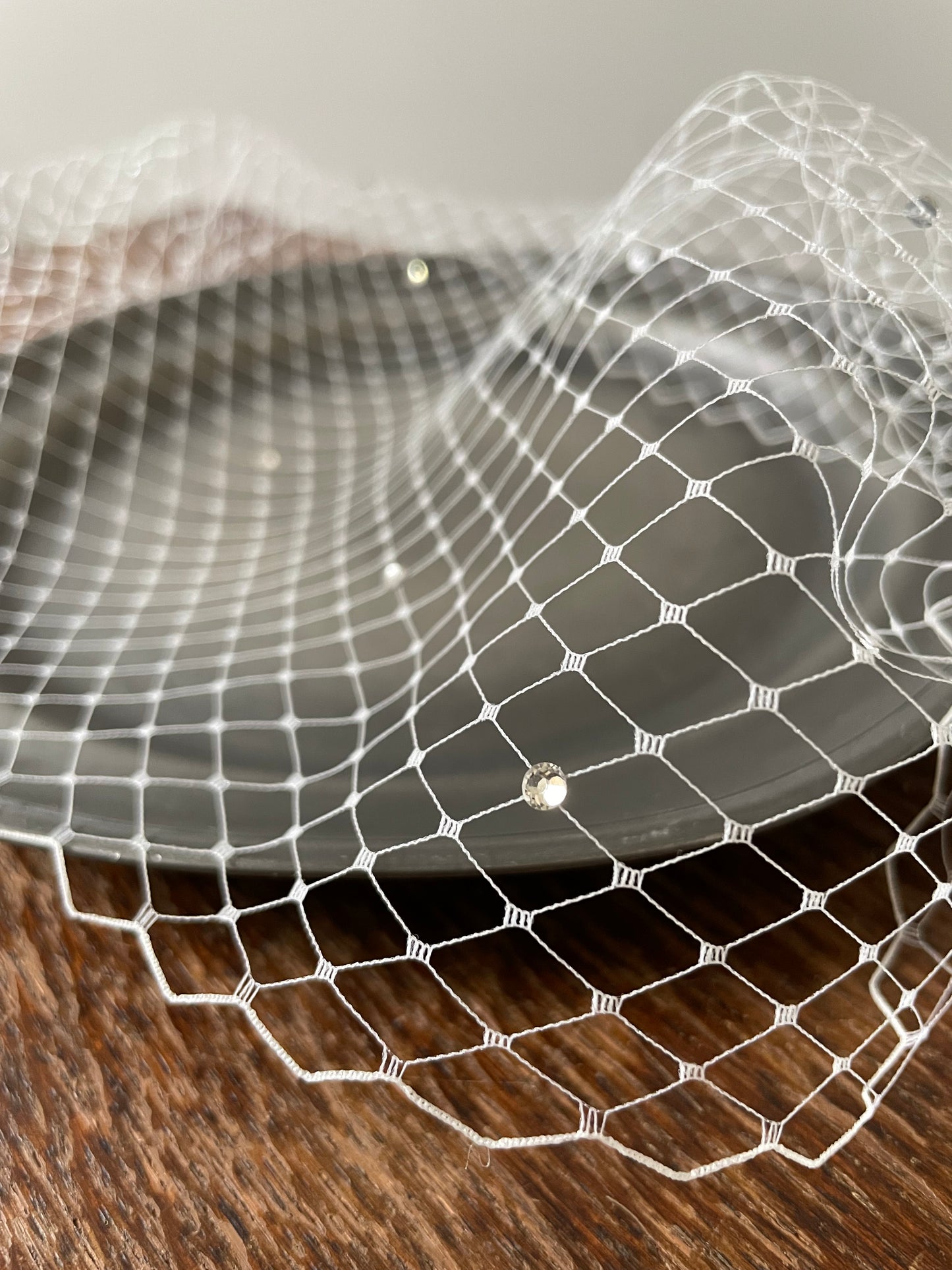 Voile de cage à oiseau / À strass